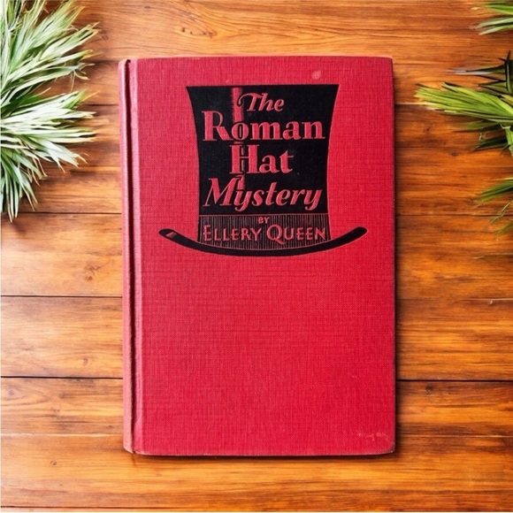 VINTAGE The Roman Hat Mystery by Ellery Queen - Hardcover Book (1932 Edition) - Picture 1 of 10